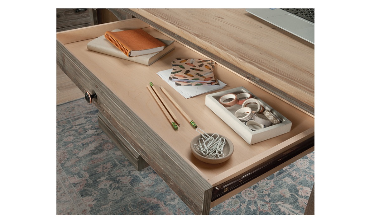 Sonnet Springs Executive Desk - Pebble Pine (434922) - Image 8