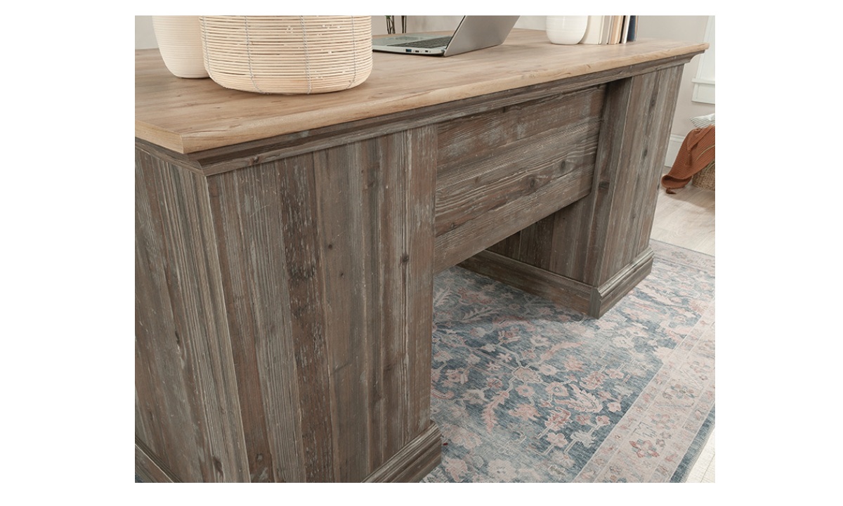 Sonnet Springs Executive Desk - Pebble Pine (434922) - Image 11