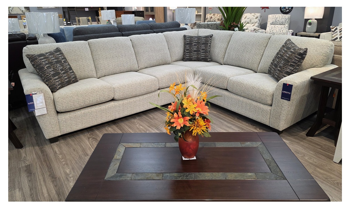**Superstyle 5101 Sectional - Senchal Ivory