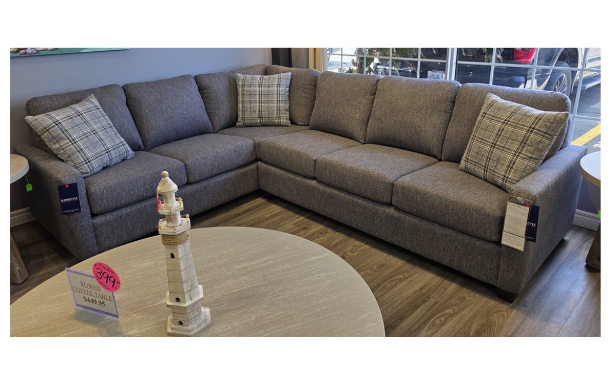 **Superstyle 7002 Sectional - California Charcoal