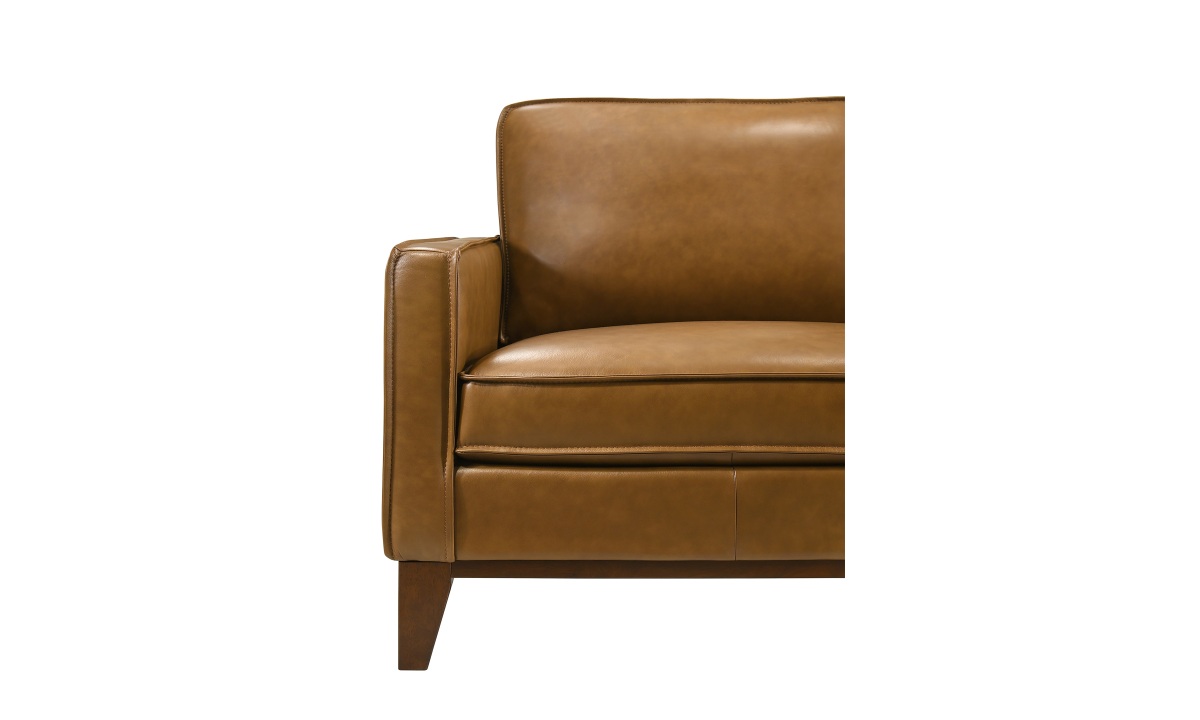 Caspar Leather Chair - Caramel - Image 3