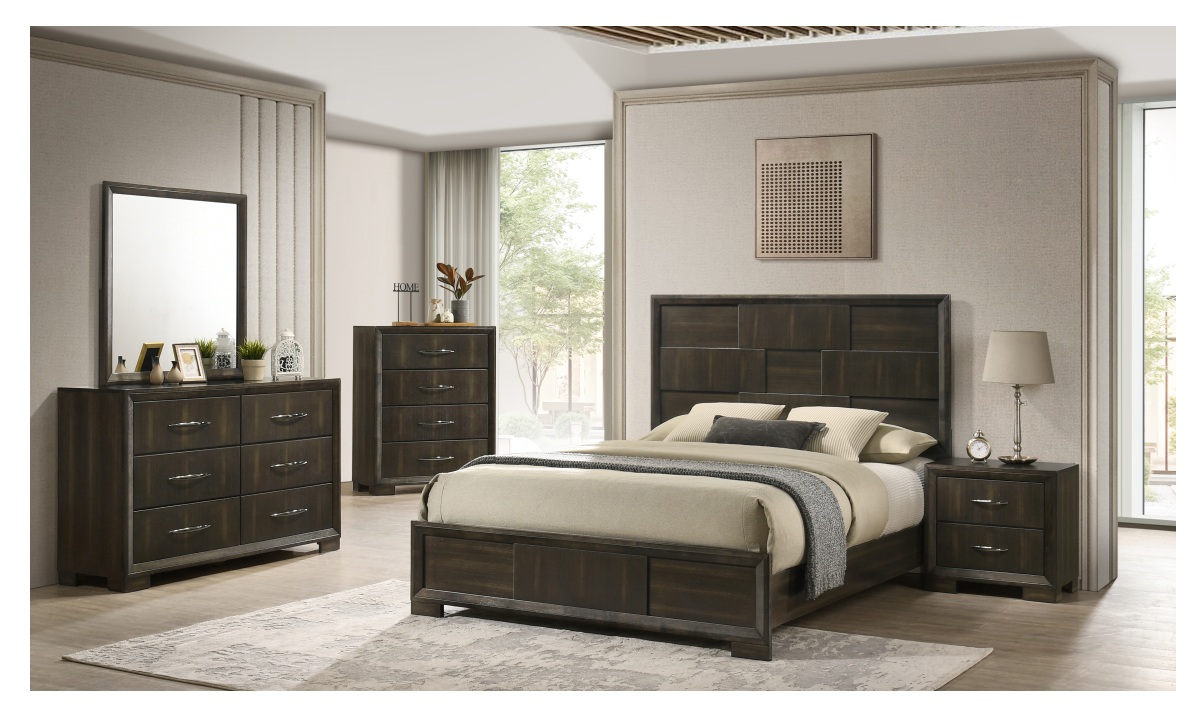 6 Piece Langston Bedroom Set - Espresso