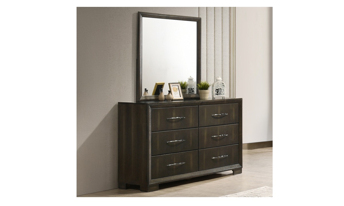 6 Piece Langston Bedroom Set - Espresso - Image 3