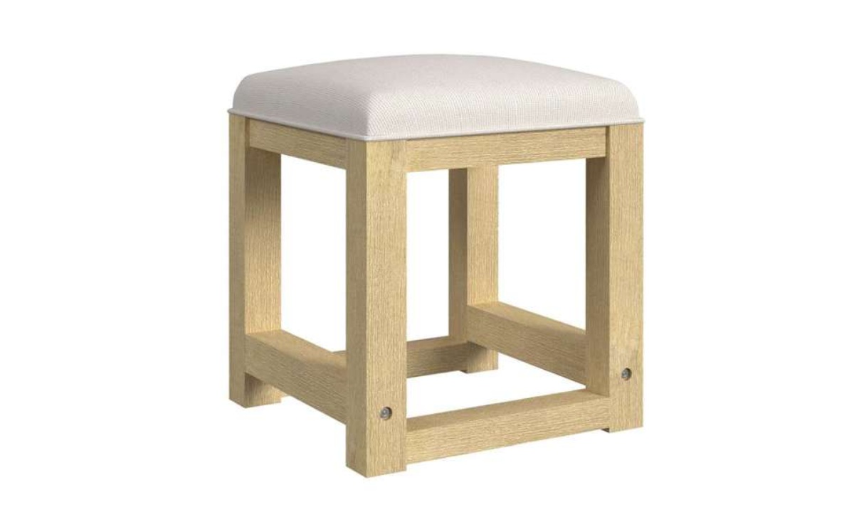 Ridgemont Dressing Table w/Stool - Natural - Image 5