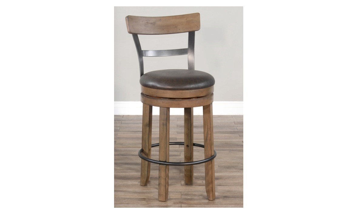 30" Doe Valley Metal Swivel Stool (1624BU-B30)