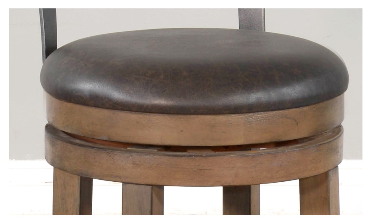 30" Doe Valley Metal Swivel Stool (1624BU-B30) - Image 2