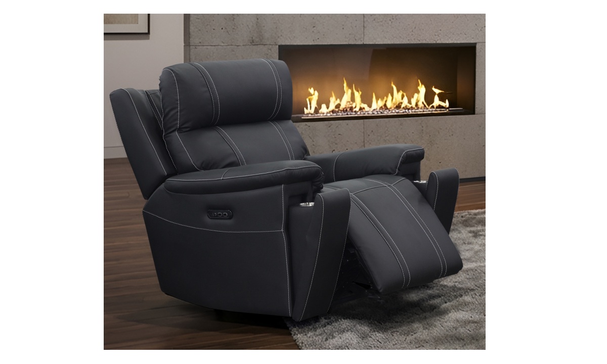 *Hartley Power Recliner - Black
