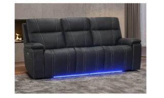 *Hartley Power Sofa - Black