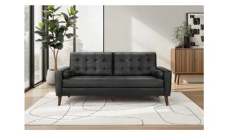 **Sofa - Black PU (8J13A95)