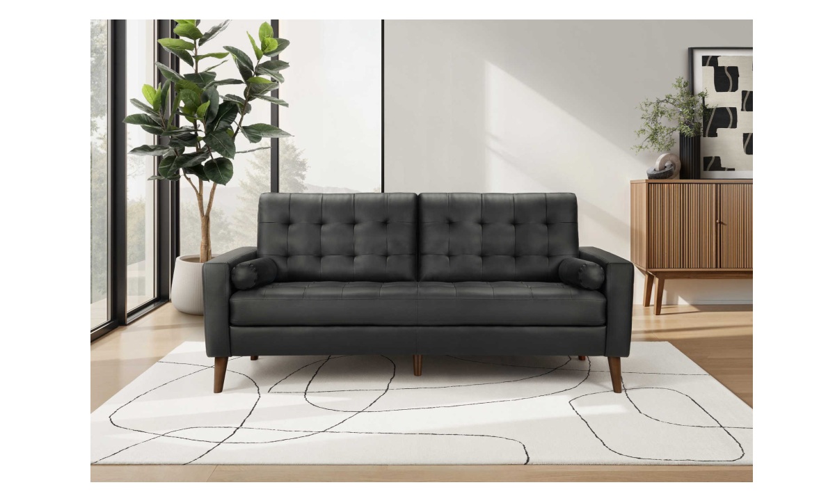 **Sofa - Black PU (8J13A95)