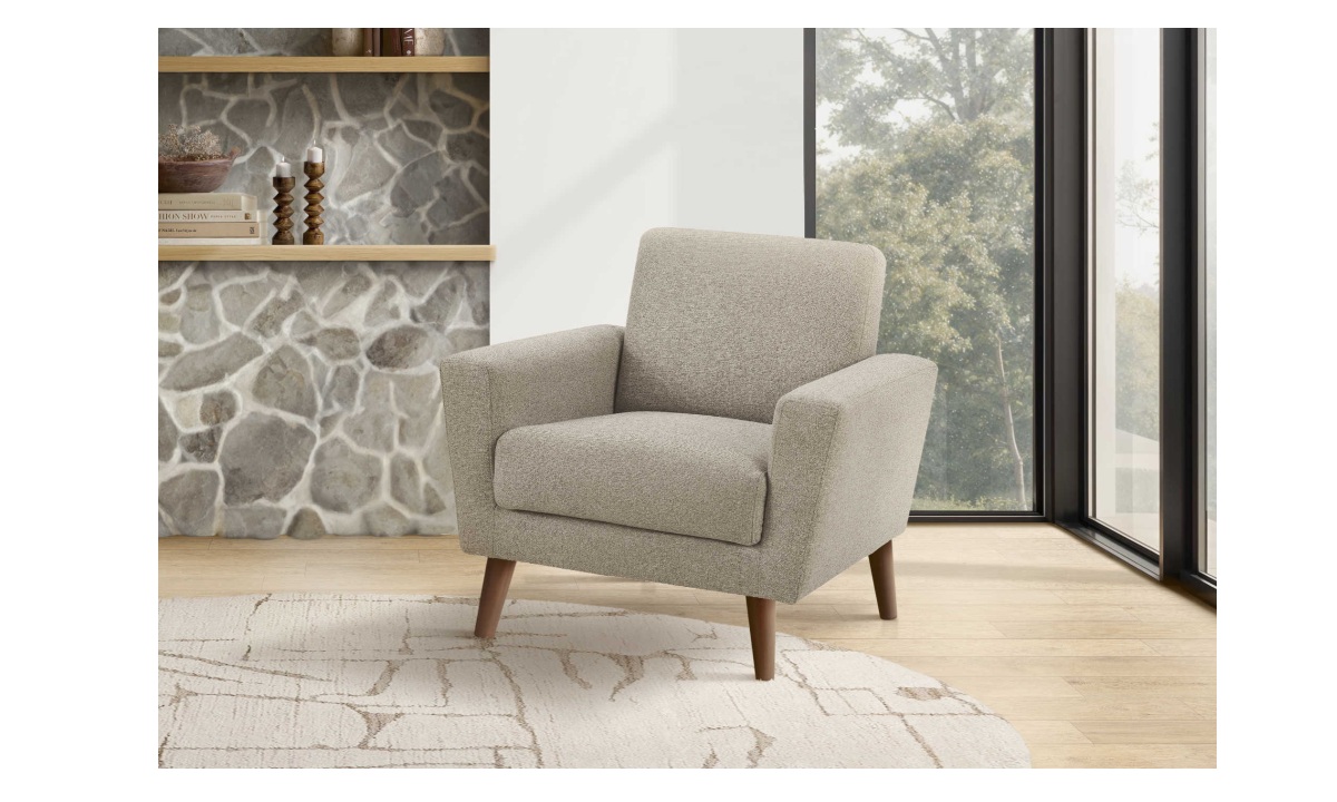 **Chair - Light Brown Fabric (8J21L31)