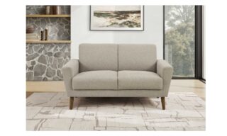**Loveseat - Light Brown Fabric (8J22L31)