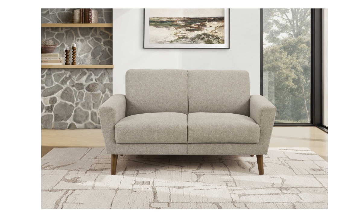 **Loveseat - Light Brown Fabric (8J22L31)