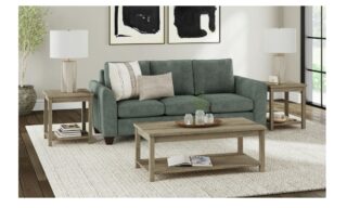Eleanor Coffee and End Tables - Brown