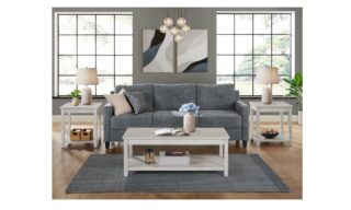 Eleanor Coffee and End Tables - Off White