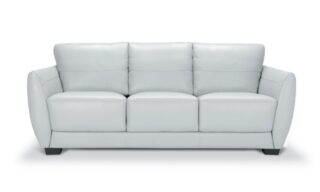 *Dylan Leather Sofa - White