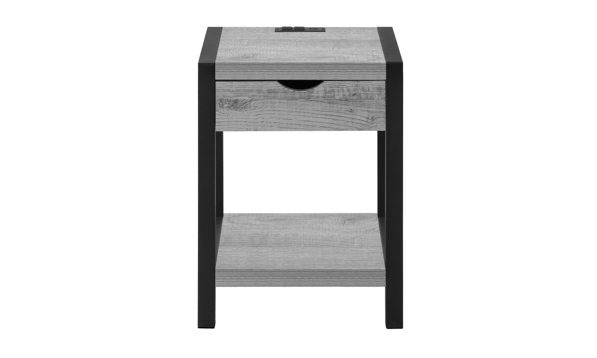 Grey/Black Accent Table (I 3201) - Image 3