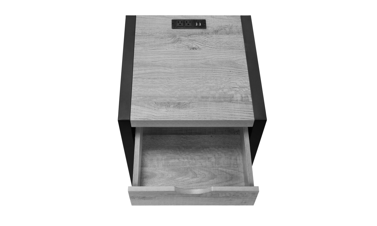 Grey/Black Accent Table (I 3201) - Image 5