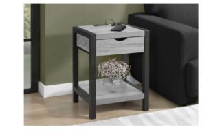 Grey/Black Accent Table (I 3201)