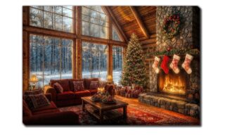 Christmas Lodge Glow (LED26054)