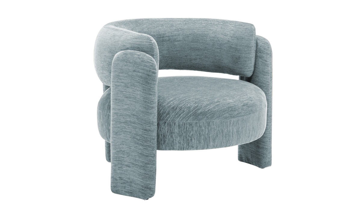Accent Chair - Light Blue (I 8017) - Image 5